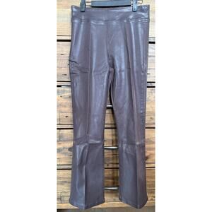 FRAME Jet Set Crop Mini Boot High Rise Women's coated Jeans Brown Sz 2/30-34 NWT